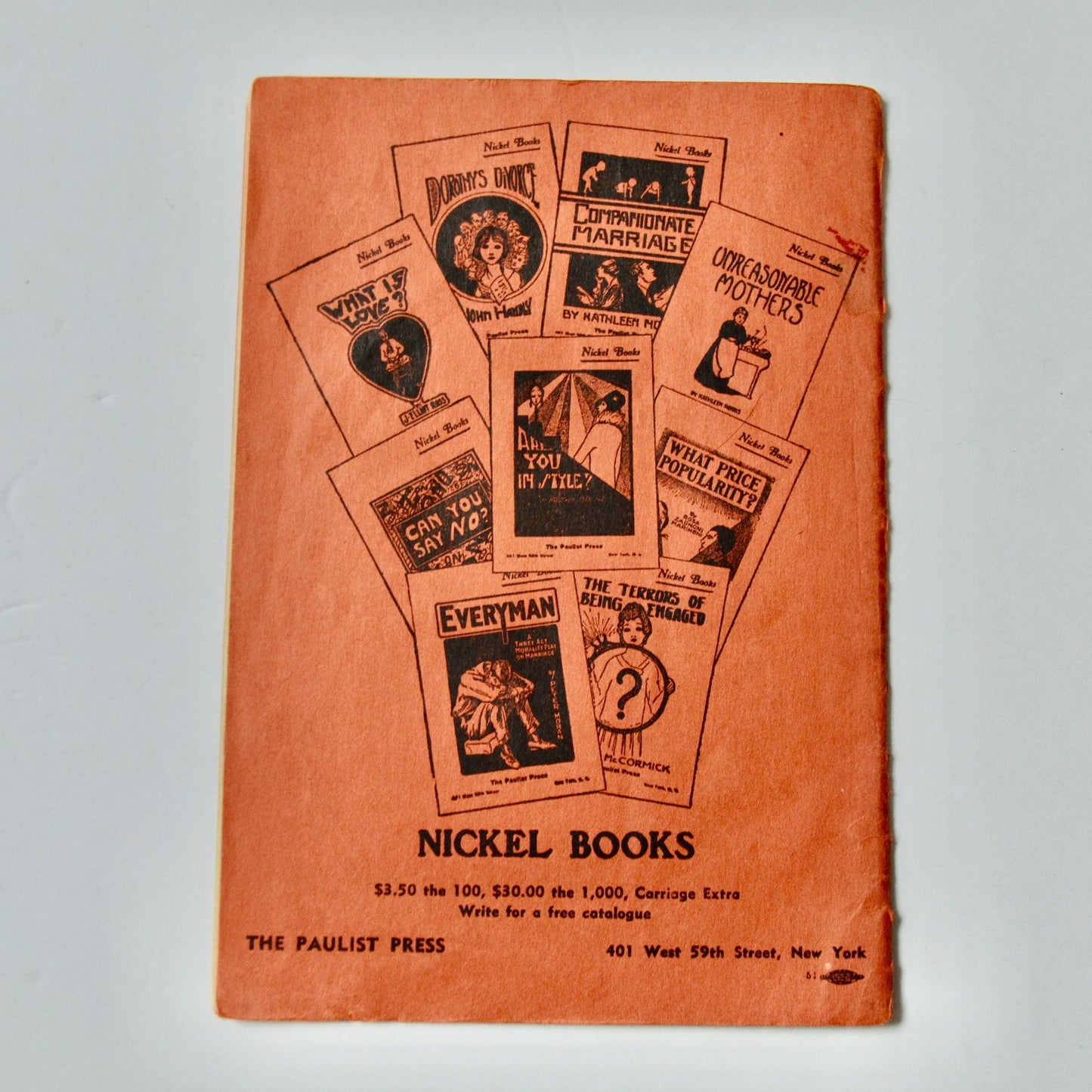 What is Love The Paulist Press Vintage J. Elliot Ross Book