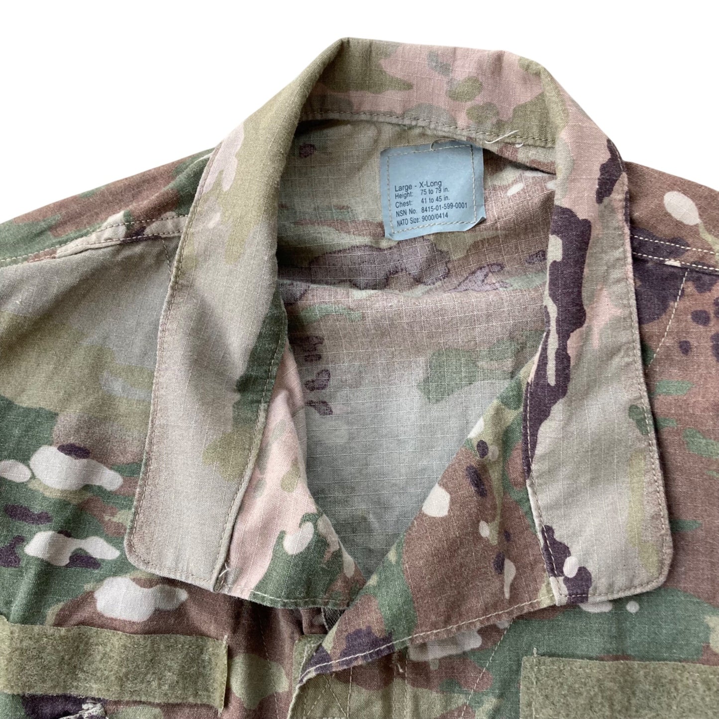 US Army Combat Uniform Coat Jacket Multicam OCP Large X-Long