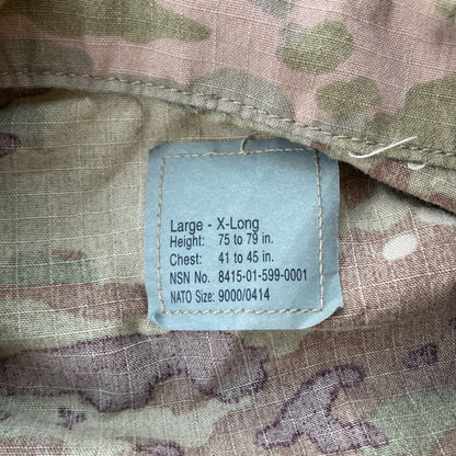 US Army Combat Uniform Coat Jacket Multicam OCP Large X-Long
