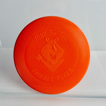 Tony the Tiger Frisbee Flyer Vintage Orange Small Kellogg's 1988