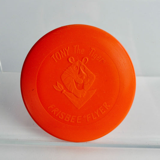 Tony the Tiger Frisbee Flyer Vintage Orange Small Kellogg's 1988