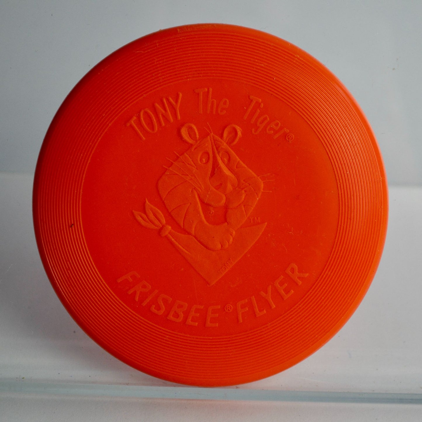 Tony the Tiger Frisbee Flyer Vintage Orange Small Kellogg's 1988