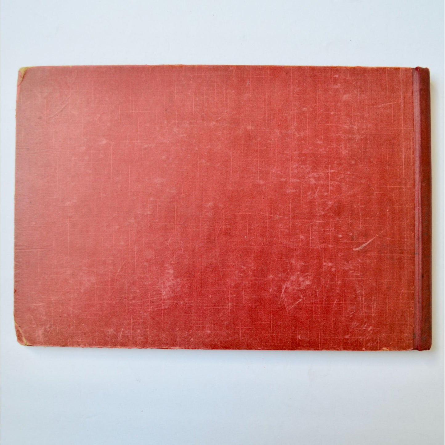 Vintage Antique Post Cards Album EMPTY Red Winter