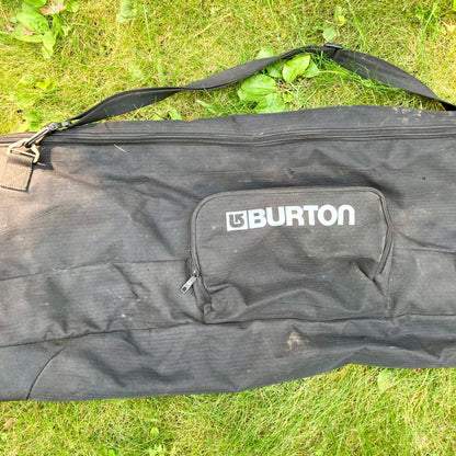 Burton 181 cm Snowboard Bag Zippered Black w/ Shoulder & Backpack Straps