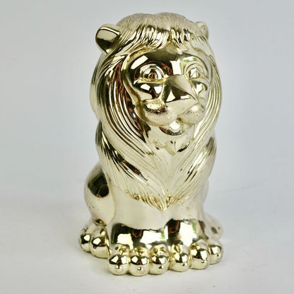 Reed & Barton Lion Silver Piggy Money Vintage Bank