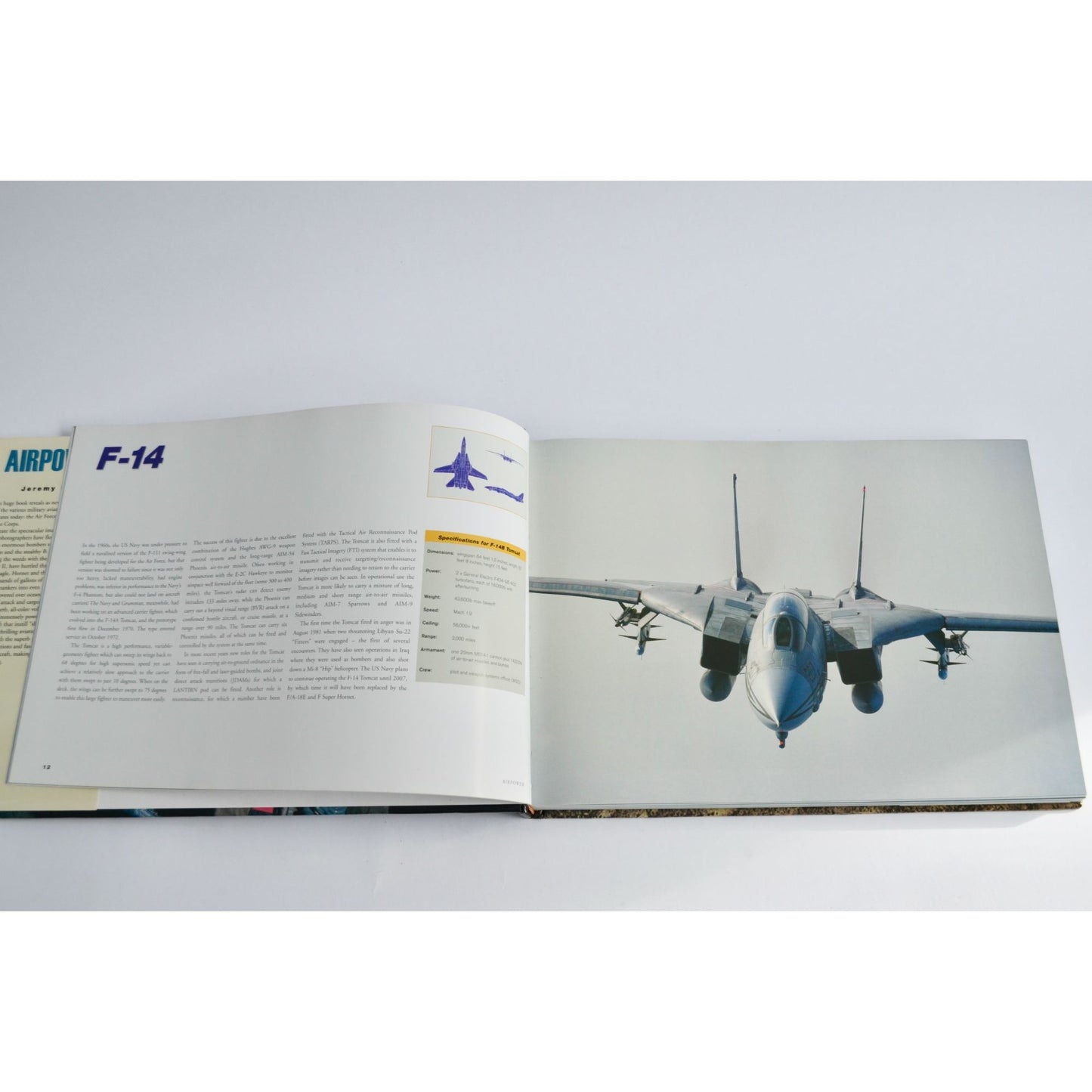 Airpower by Jeremy Flack Hardcover Book 2008 Military Aviation Air Force