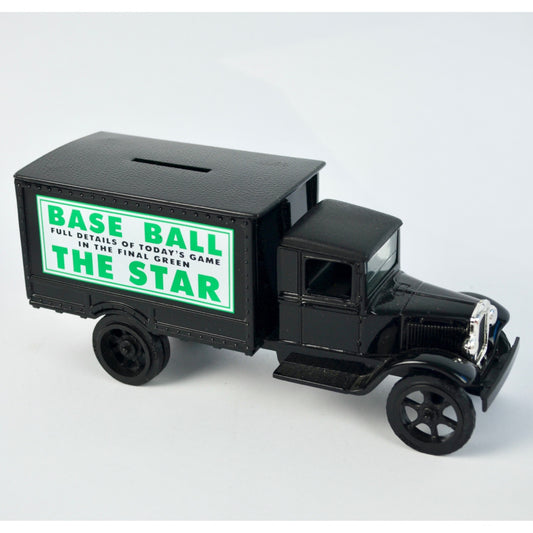 ERTL 1931 Hawkeye Model A Bank Truck Black Diecast The Star Newspaper Collectible