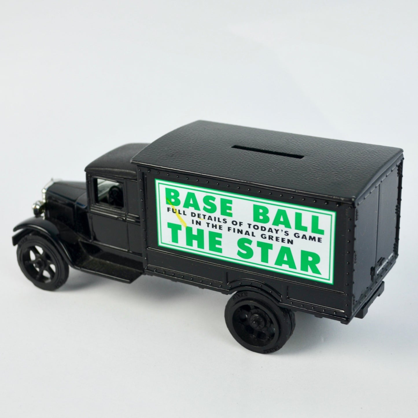 ERTL 1931 Hawkeye Model A Bank Truck Black Diecast The Star Newspaper Collectible