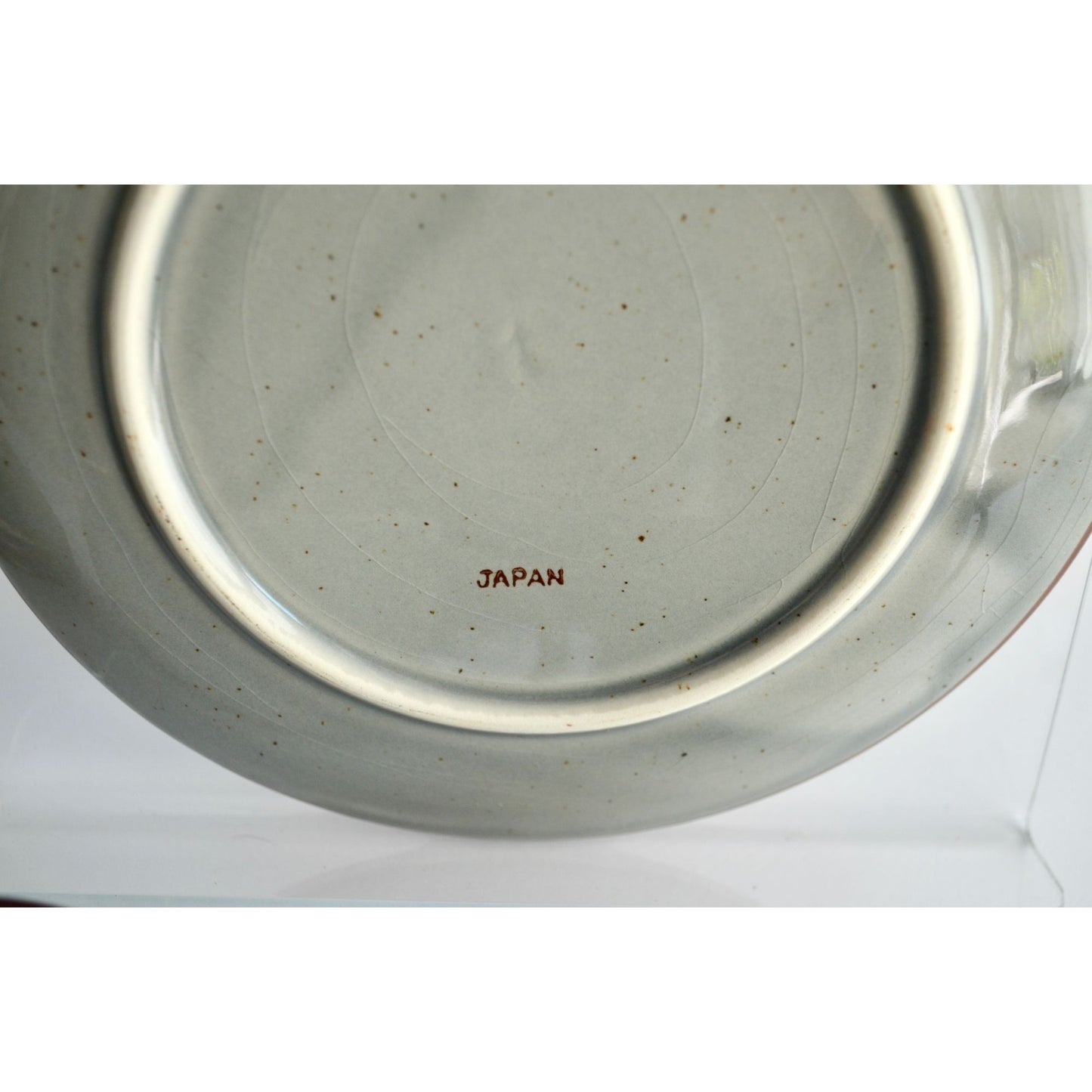 Vintage Home Sweet Home Gray Speckled Stoneware Japan Plates & Mugs Set