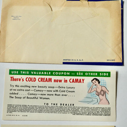 Vintage Proctor & Gamble Soap Coupons Set of 4