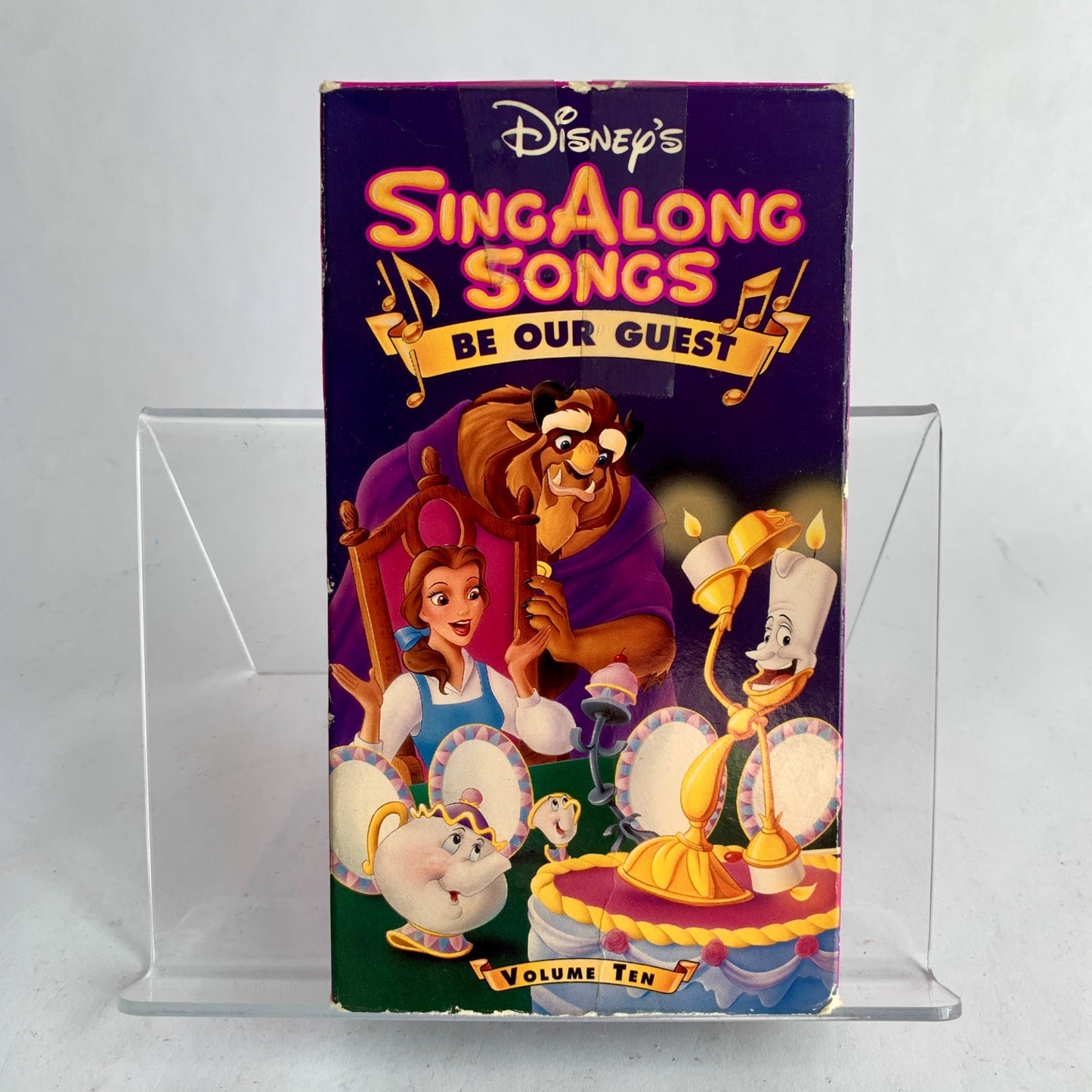 Disney's SingAlong Songs Be Our Guest VHS Vintage