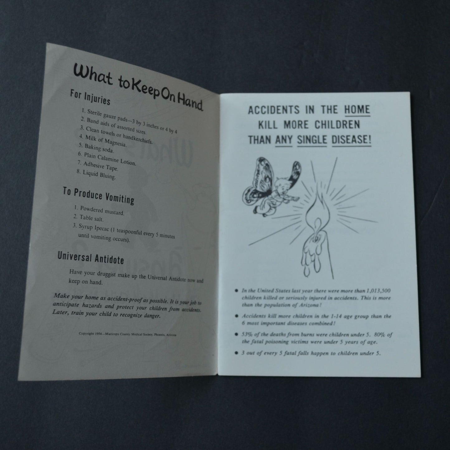 What's the Answer Booklet About Child Accidents North Memorial Hospital 1954