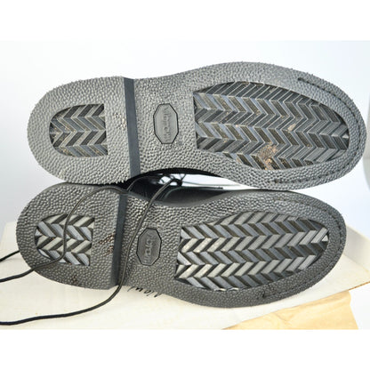 Addison Men's Steel Toe Safety Non-Spark Combat Boot Size 10W Black Leather NEW