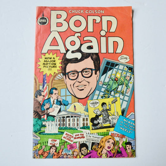 Born Again Chuck Colson Spire Vintage Comic Book