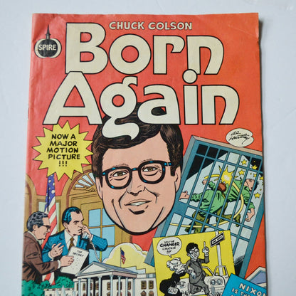Born Again Chuck Colson Spire Vintage Comic Book