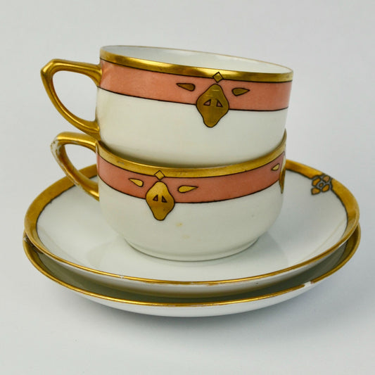 J C Bavaria Tea Cups & Plates Set Charlotte