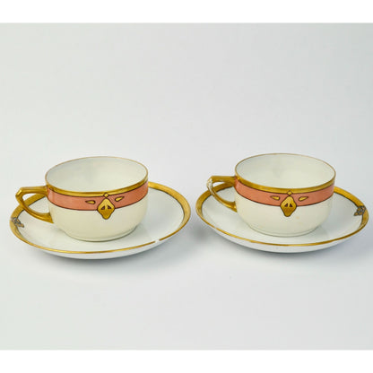 J C Bavaria Tea Cups & Plates Set Charlotte