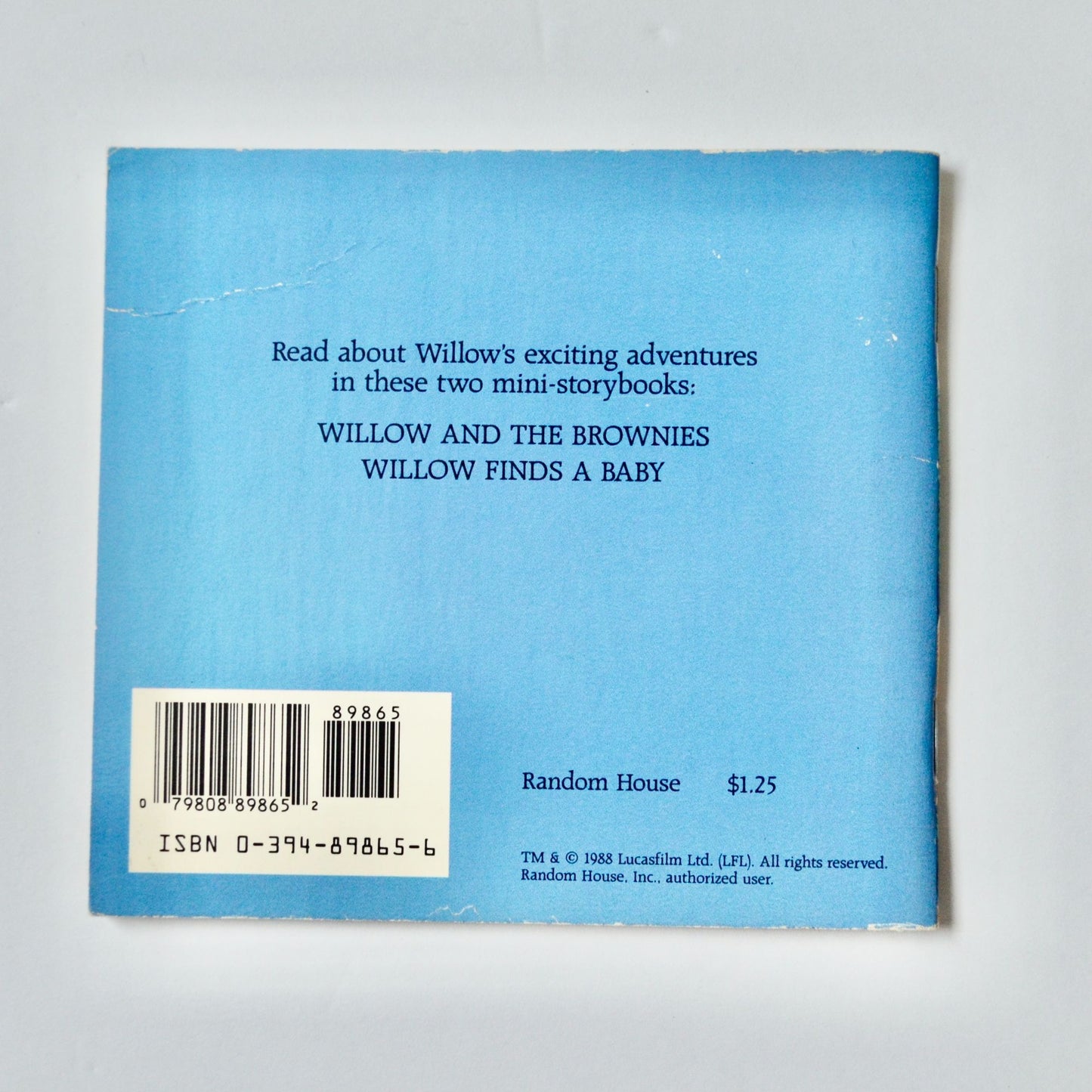 Willow Finds a Baby Vintage Book 1988 Lucasfilm Gail Herman