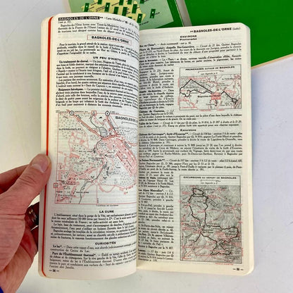 Vintage 1960-70's Michelin French Travel Guides Bretagne Normandie Paris Loire