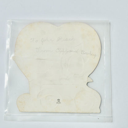 Vintage Valentine's Day Card Either Way I'm Your One Mile to Love