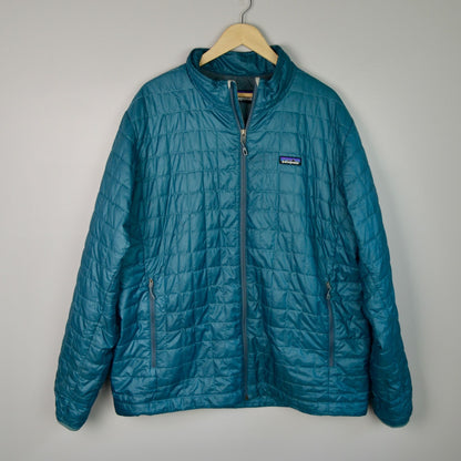 Patagonia Nano Puff Women's Quilted Lightweight Jacket Full Zip Plus Size Blue