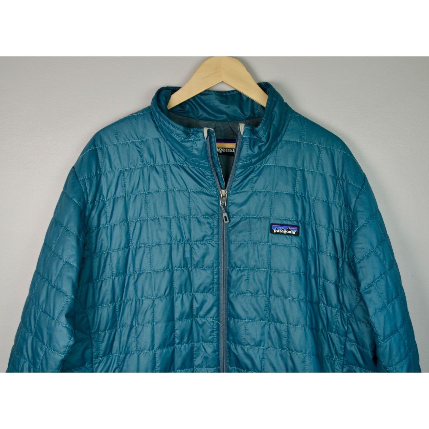 Patagonia Nano Puff Women's Quilted Lightweight Jacket Full Zip Plus Size Blue