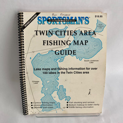 Sportsman's Connection Twin Cities Area Fishing Map Guide Book Minnesota MN