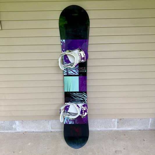 Ride Compact 150 cm Women's Snowboard w/ Ride VXN Bindings M