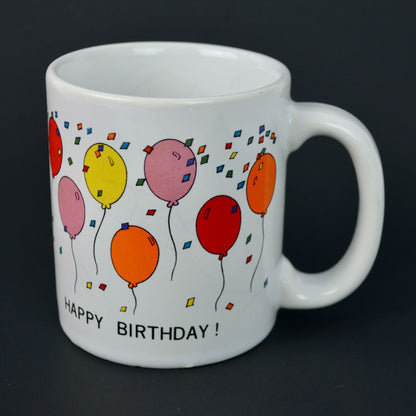 Vintage Happy Birthday Coffee Mug