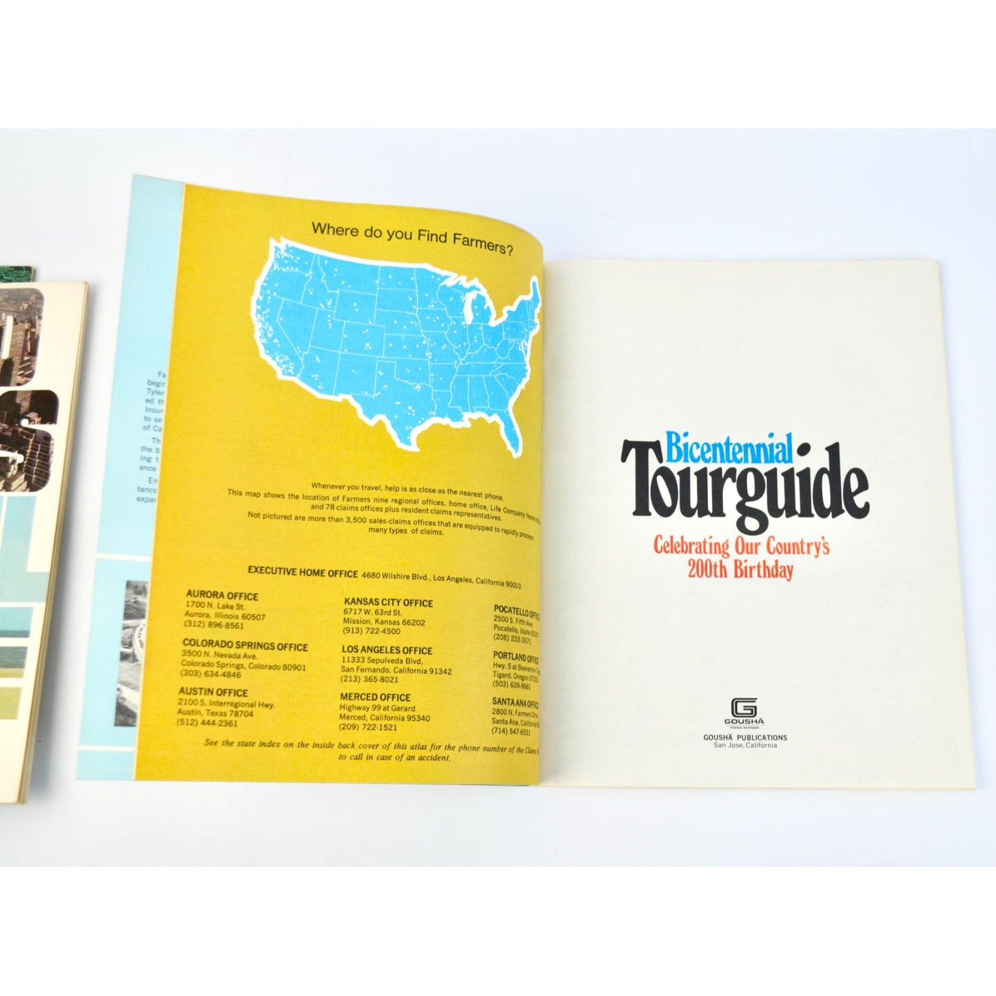 Lot 3 Vintage 1960's -1970's Road Atlases Rand McNally Atlas Map Book 1963 1967