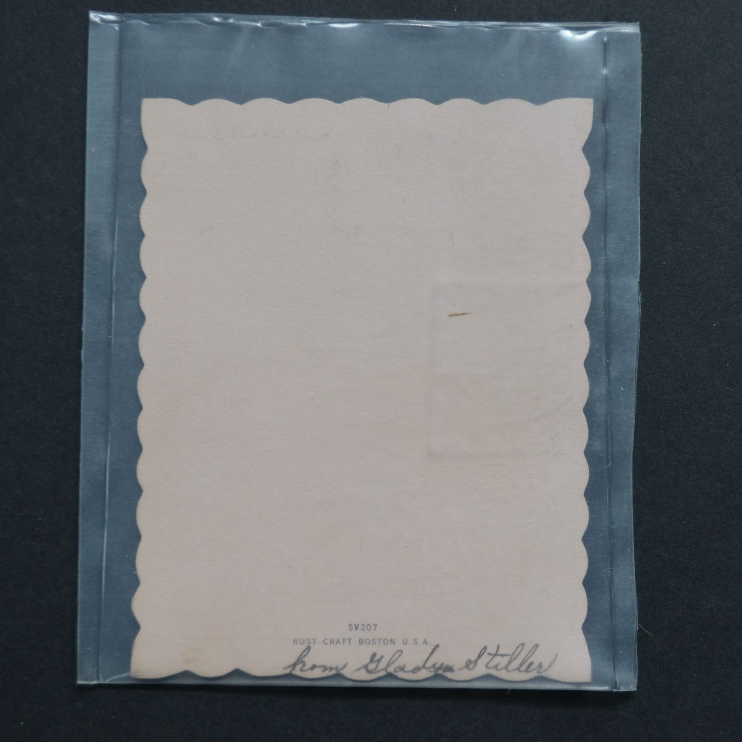 Rust Craft Vintage Valentine Card Greetings Floral Poem