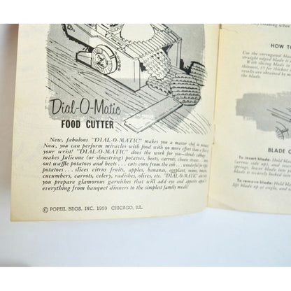 Tempting Garnishes and Salads Made with Dial-O-Matic Booklet