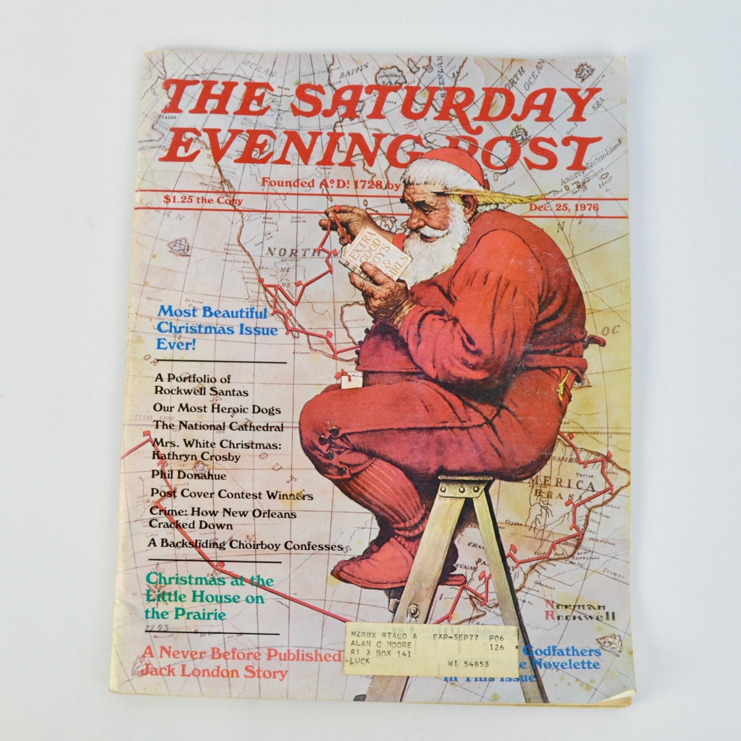 The Saturday Evening Post Magazine December 25 1976 Christmas Issue