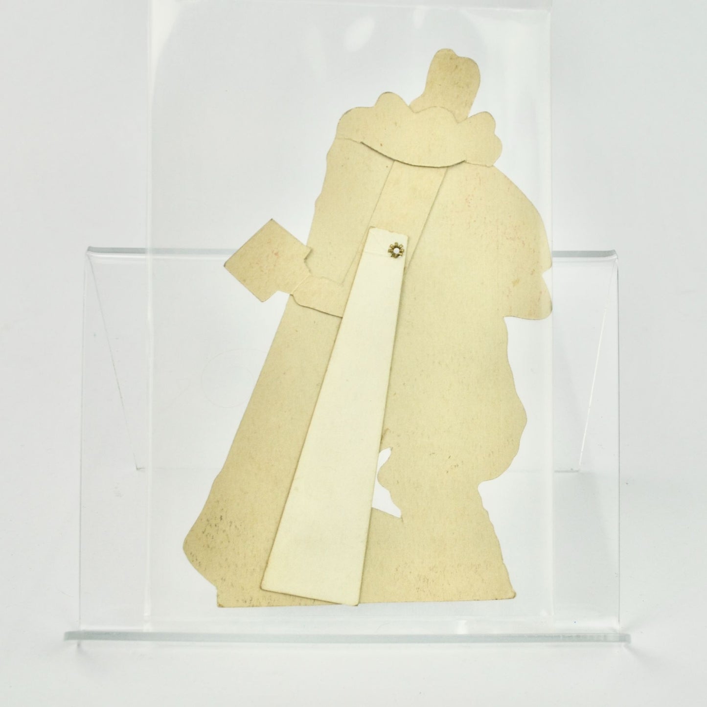 Vintage Valentine's Day Card Golf Caddy Mechanical Articulating