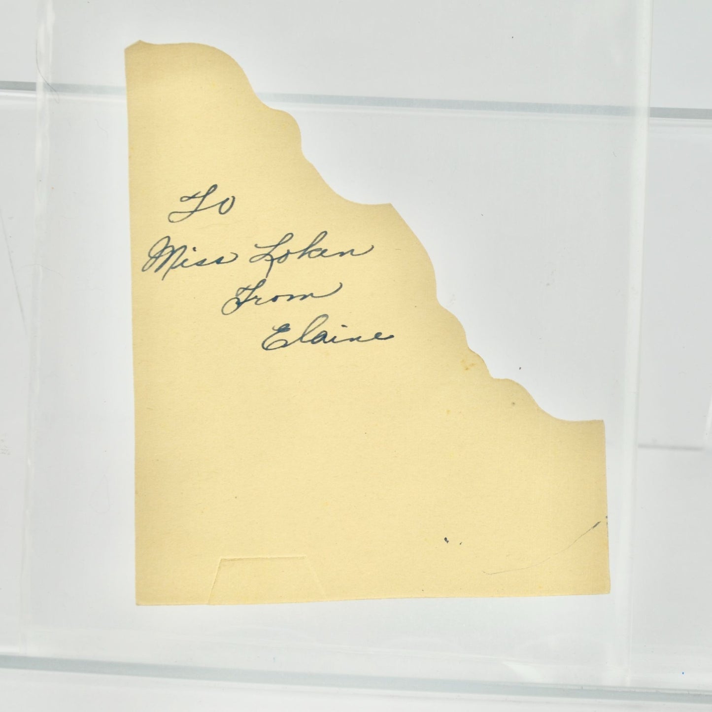 Vintage Valentine's Day Card Loving Thoughts Germany Boy Girl Tree Dog