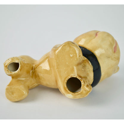 Vintage Ceramic Bulldog Figurine 3.25" Tall 5" Long