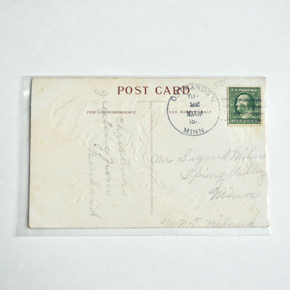 Antique Early 1900s Christmas Postcard Kris Kringle