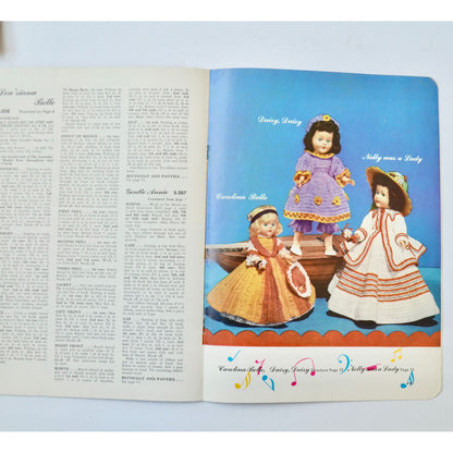 J P Coats Presenting Dolls from Old American Songs Oh Susanna Crochet Book Vintage