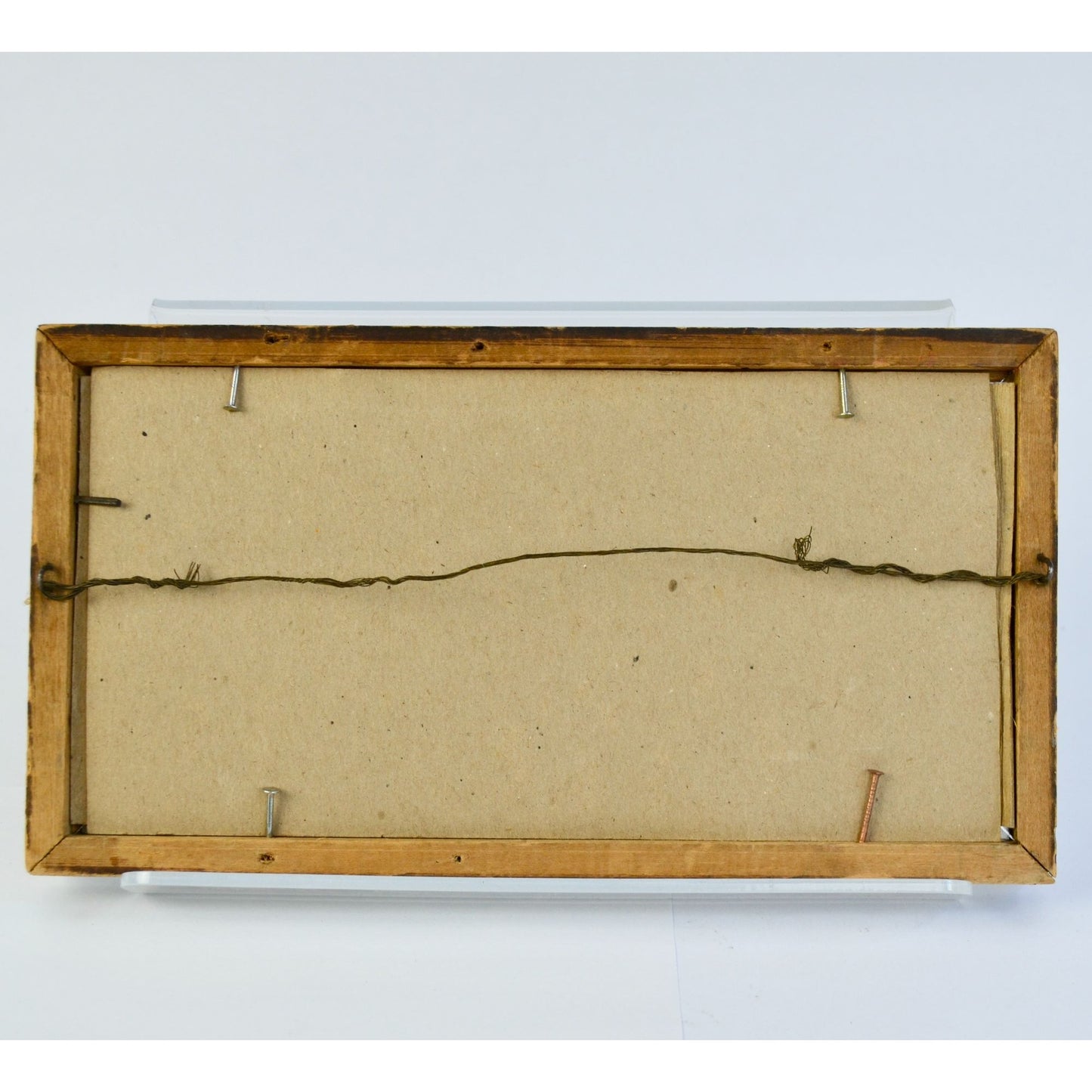 Vintage Christmas Card A Christmas Prayer Framed