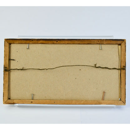 Vintage Christmas Card A Christmas Prayer Framed