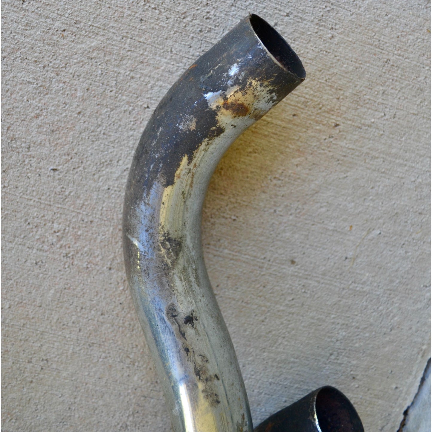 Vintage Motorcycle Exhaust Pipes Headers Chopper Harley Davidson