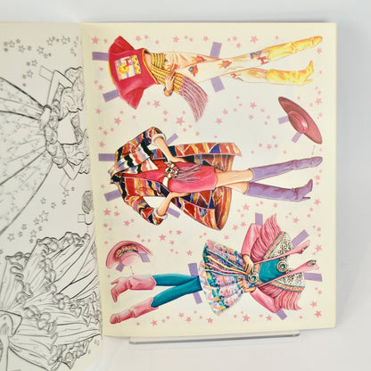 Golden Barbie Deluxe Paper Doll 1991 Uncut