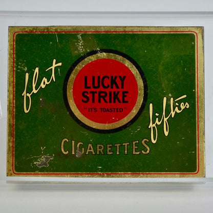 Lucky Strike Flat Fifties Tin Vintage
