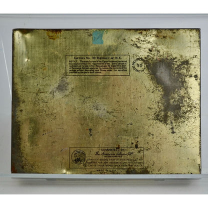 Lucky Strike Flat Fifties Tin Vintage