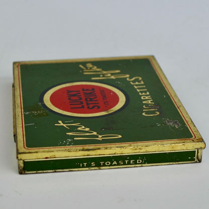Lucky Strike Flat Fifties Tin Vintage