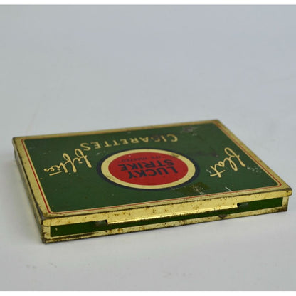 Lucky Strike Flat Fifties Tin Vintage