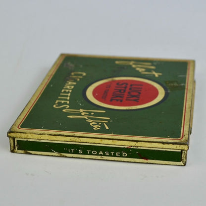 Lucky Strike Flat Fifties Tin Vintage