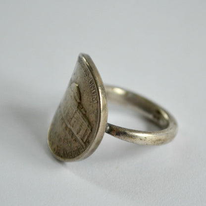 US Nickel Vintage Ring Size 5.5