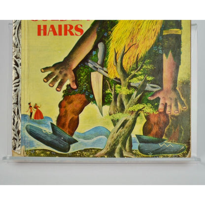 Tenggren's The Giant with the Three Golden Hairs Little Golden Book 1955