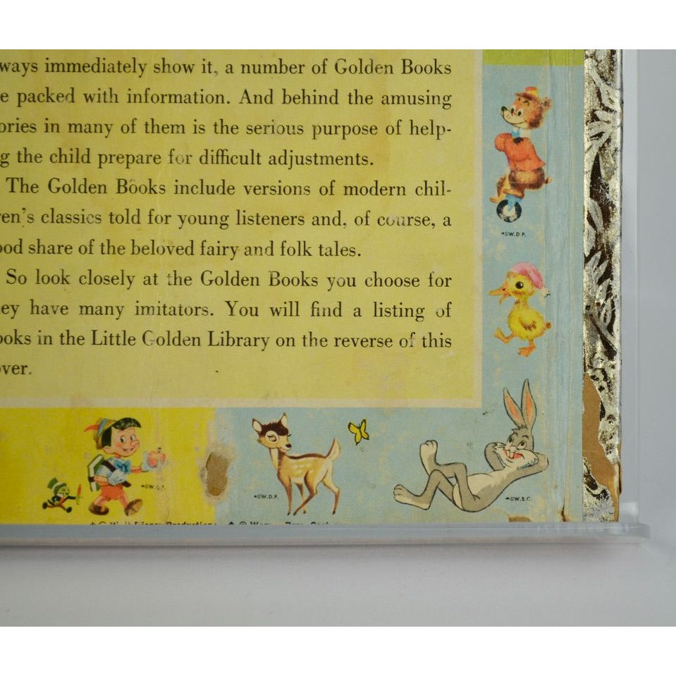 Tenggren's The Giant with the Three Golden Hairs Little Golden Book 1955